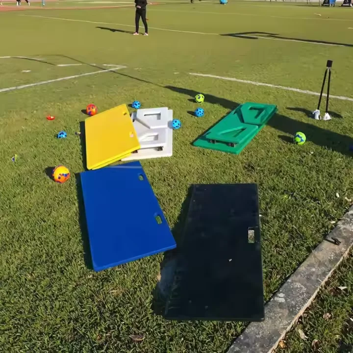 Fabriek directe levering standaard schoolcompetitie voetbaltrainingsapparatuur verwijderbaar voetbalframedoel met rebounderdoel