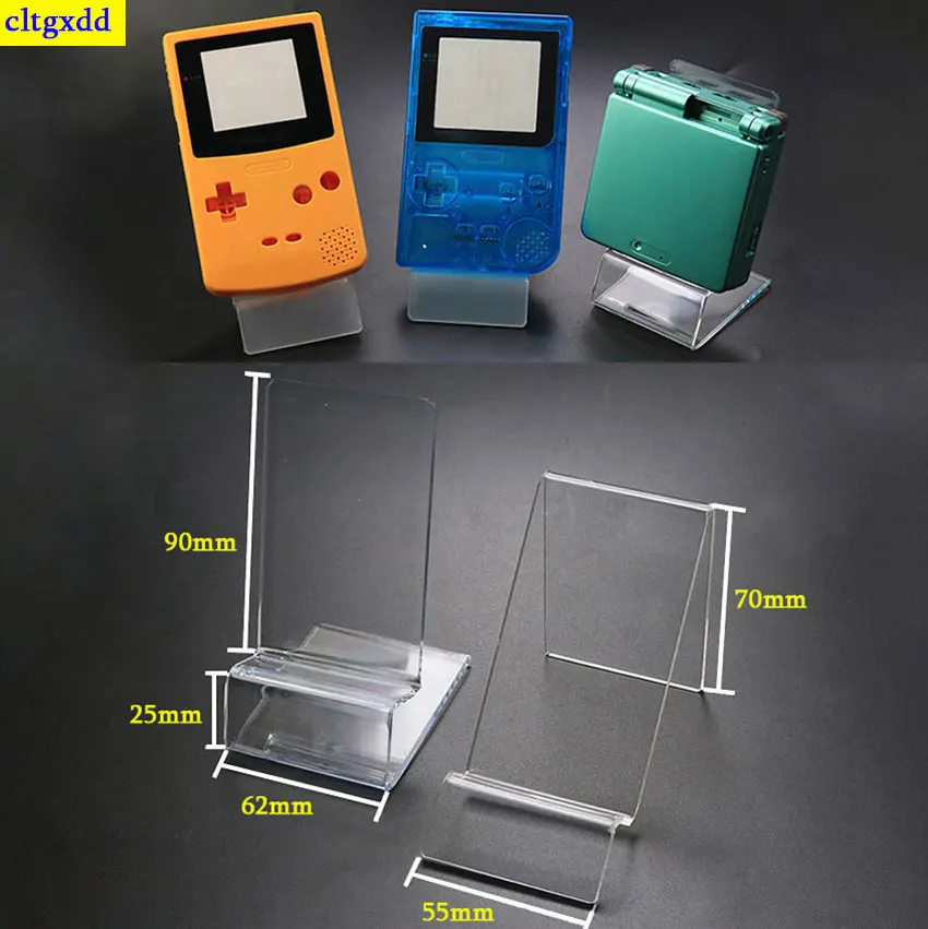 Console Exhibition Bracket For GB GBP GBC GBA PSP PSV 3DS 2DS Clear Plastic Stand Shelf Window Counter Display Showcase