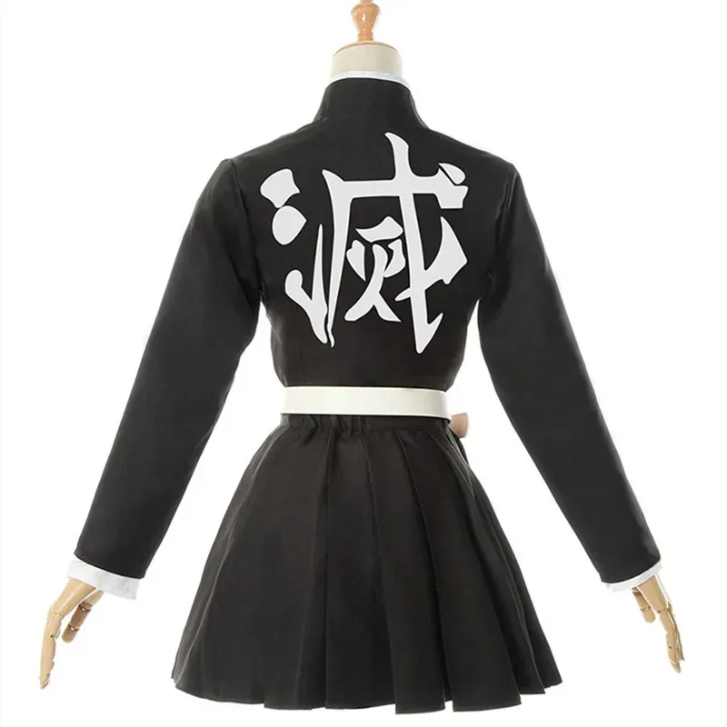2025 New Adult Kids Demon Slayer Kimetsu No Yaiba Anime Kimono Kanroji Mitsuri Cosplay Costume Kisatsutai Sexy Women Hallow★★★hh