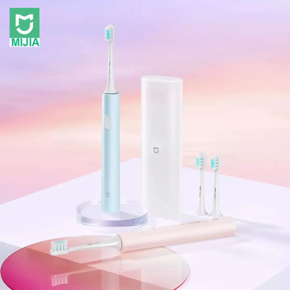 

Xiaomi MIJIA T200C Sonic Electric Toothbrush Portable IPX7 Waterproof Antibacterial Bristles 2 Modes Ultrasonic Teeth Cleaner