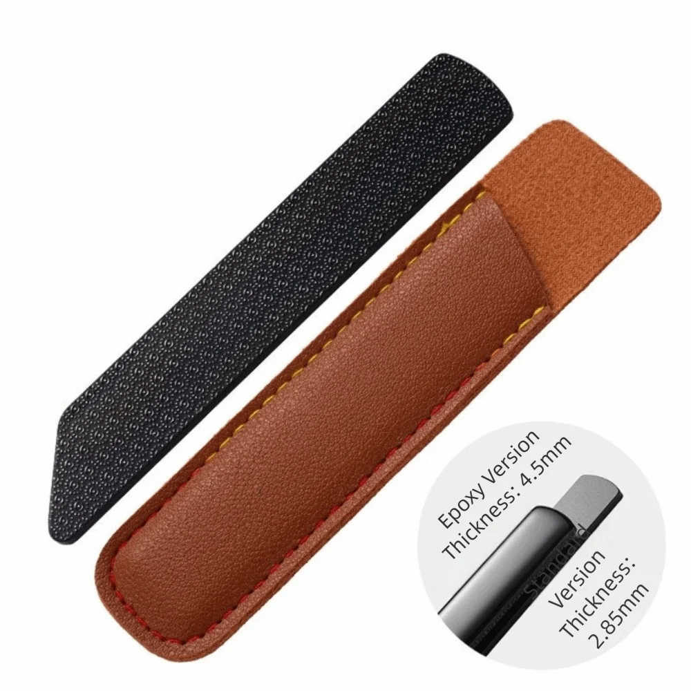 Dead Skin File Nano Skin Grinding File Strip with Sheath Handle Remove Calluses Dead Skin on Hands Exfoliation