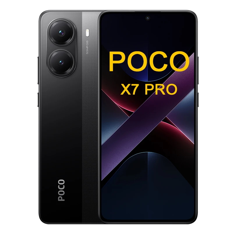 Version mondiale POCO X7 Pro 5G Dimensity 8400-Ultra NFC 6.67 ''120Hz AMOLED Display 6000mAh 90W HyperCharge IP68 étanche