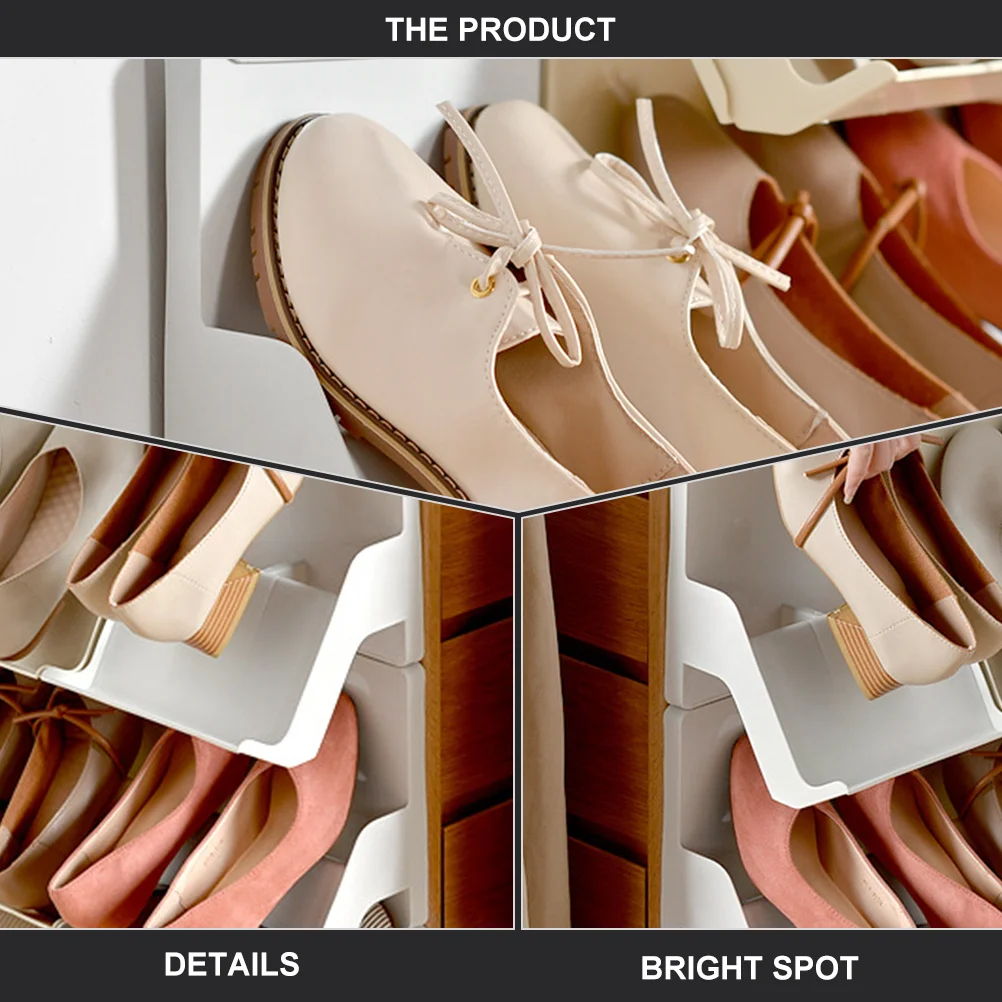 

1Pcs Multi-Layer Shoes Rack Stackable Shoe Shelf Space Saving Practical Footwear Organizer Shoes Rack Home Supply