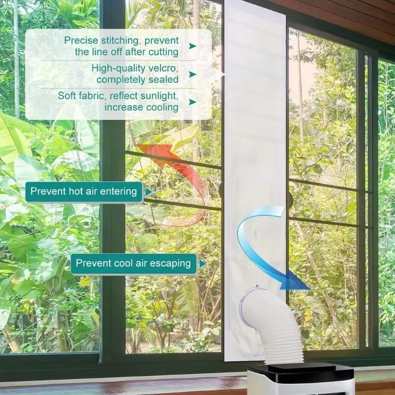 2025 Новое окно Уплотнение Установите портативную кондиционирование воздуха и герметичная ткань для герметизации для воздуха для