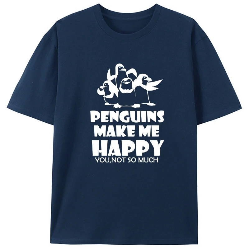 

Women's Penguins Make Me Happy Lovely T Shirt