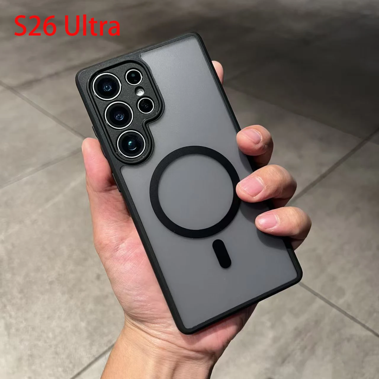 For Magsafe Wireless Charging Magnetic Case For Samsung Galaxy S26 Ultra S 26 Plus S26Ultra 5G Shockproof Matte Back Cover Coque