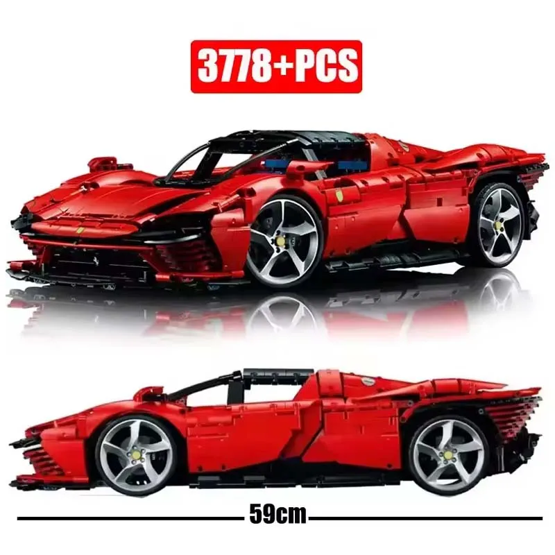 3778PCS Daytona SP3 Building Blocks Bricks Model Compatible 42143 Birthday Toys Gifts Super Sports Racing Car