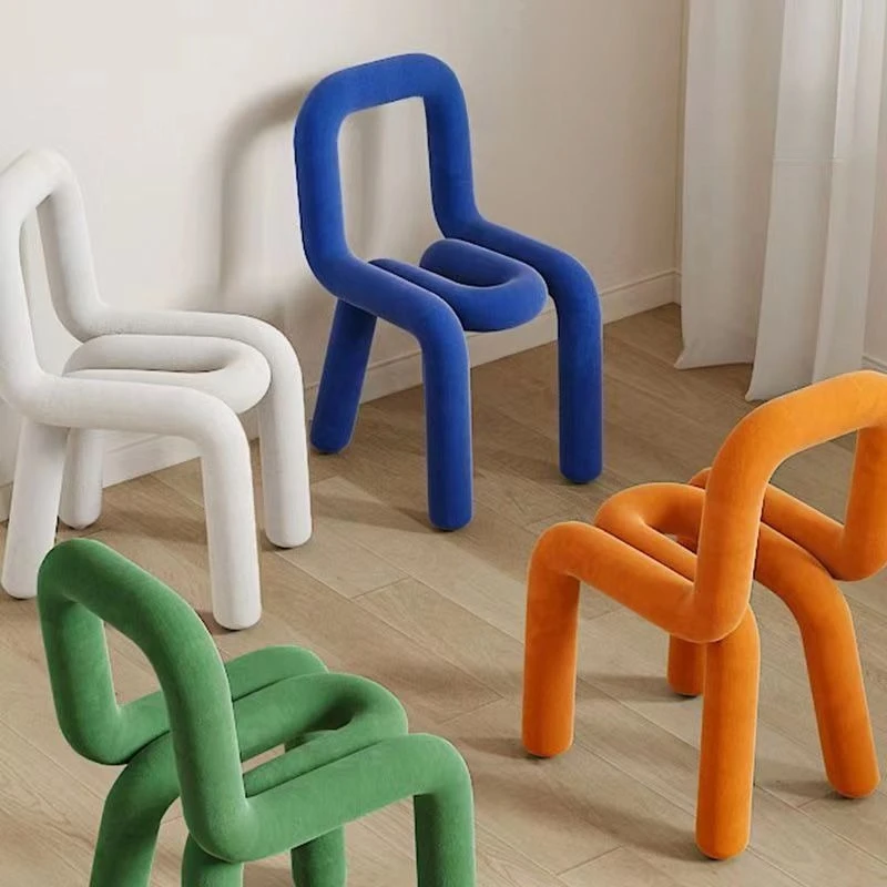 

Creative Internet celebrity makeup stool personality casual special-shaped clothing store designer dining chair
