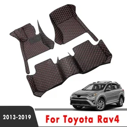 Car Floor Mats Trunk Carpets For Toyota Rav4 IV XA40 2019 2018 2017 2016 2015 2014 2013 Auto Interior Accessories Pads Vehicles