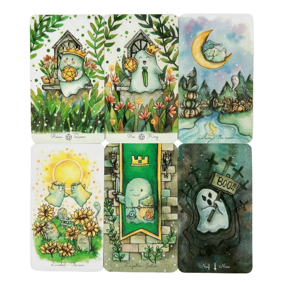 Ghost Tarot Cards A 81 Deck Oracle English Visions Divination Edition Borad Playing Games