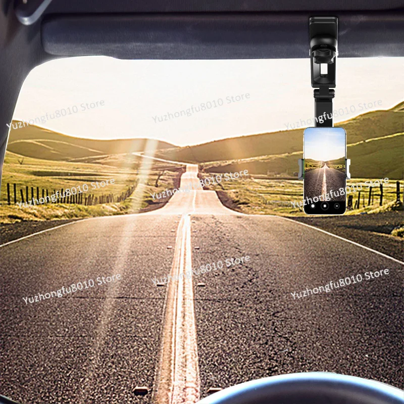 Universal mobile phone holder Car rearview mirror Sun visor Mobile phone holder Sun visor Car mobile phone holder