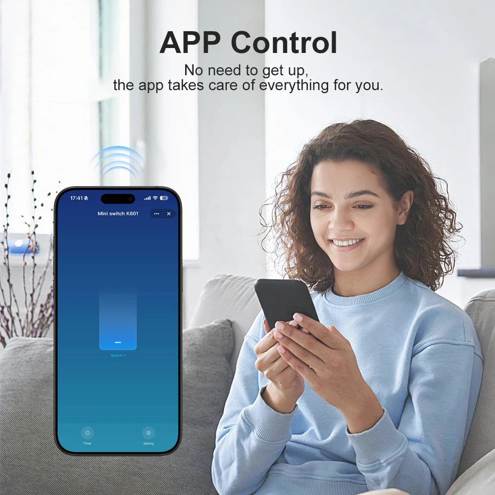 MANHOT Smart Wifi 16A Switch DIY Breaker Light Switch APP/Voice Control Randon Timing With Smart Life Alexa Google Home Alice