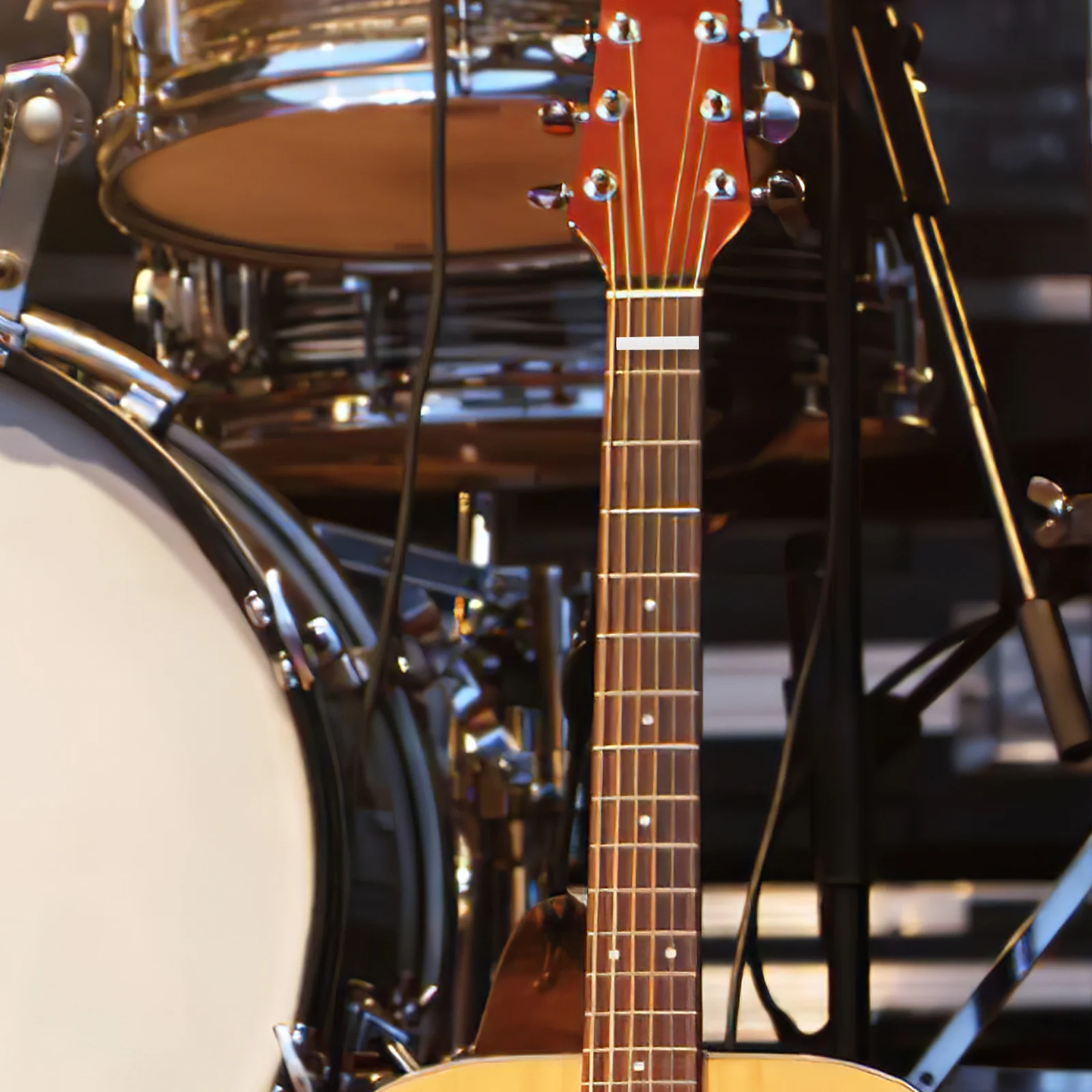 4 قطعة سلسلة الغيتار الجوز استبدال عالية الجودة العظام المكسرات مناسبة لمختلف القيثارات دائم العملي وتر غيتار المكسرات #5