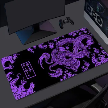 Fialová podložka pod myš Japan Dragon Herní podložka pod myš Klávesnice Herní podložka pod myš na stůl Rychlá podložka na stůl Anime 900x400 800x300 Podložky pod myš 10 nejlepší prodej Podložka pod myš 800x300 - №8