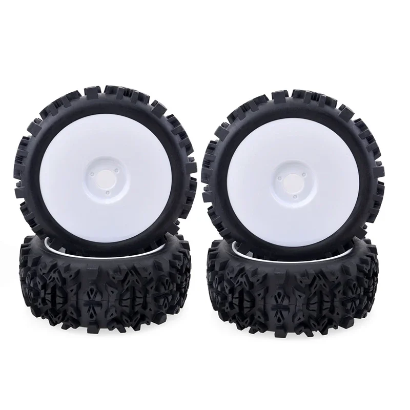 

120mm 4PCS Wheels Tires 17mm Hex Rim for 1/8 RC Car Buggy Off-Road Truck Redcat VRX HPI Kyosho HSP Wltoys