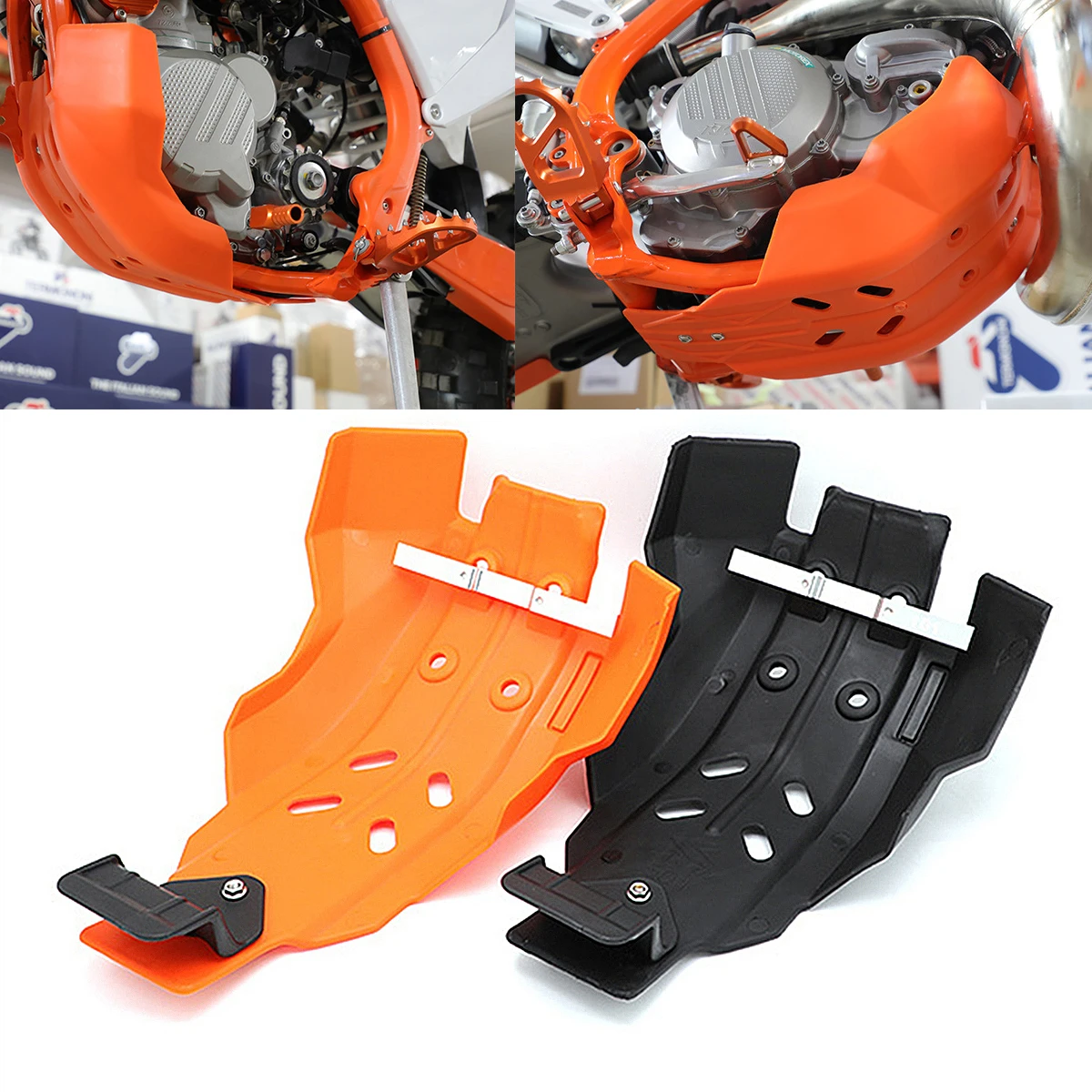 

Motorcycle Accessories Engine Frame Protector Cover Guard Skid Plate For KTM EXC 250 300 EXC250 EXC300 250EXC 300EXC 2017-2021