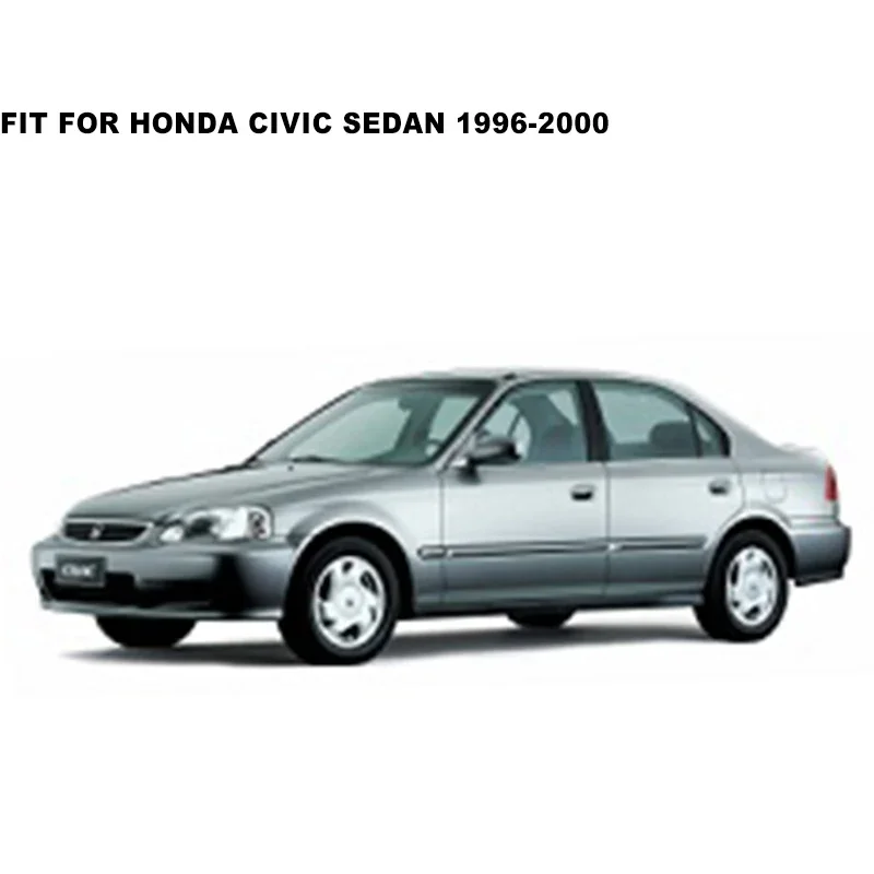 Side Window Deflector For Honda Civic Sedan 1996 1997 1998 1999 2000  Door Visor Vent Shades Sun Rain Guards Weather Shield SUNZ