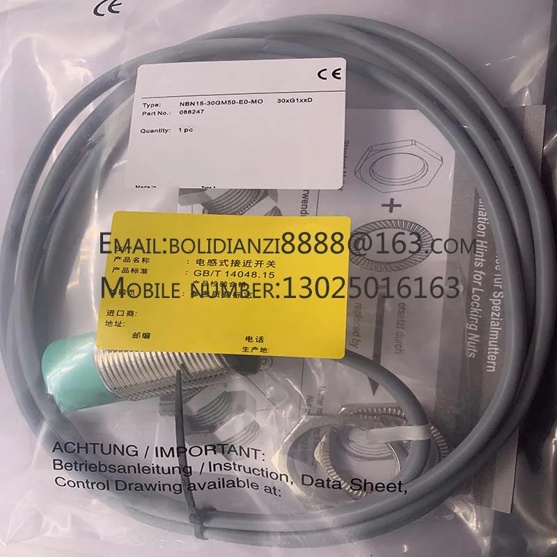 New proximity switch sensor NBB10-30GM50/NBN15-30GM50-EO-V1/E1/E2/E3 E0 One year warranty In stock