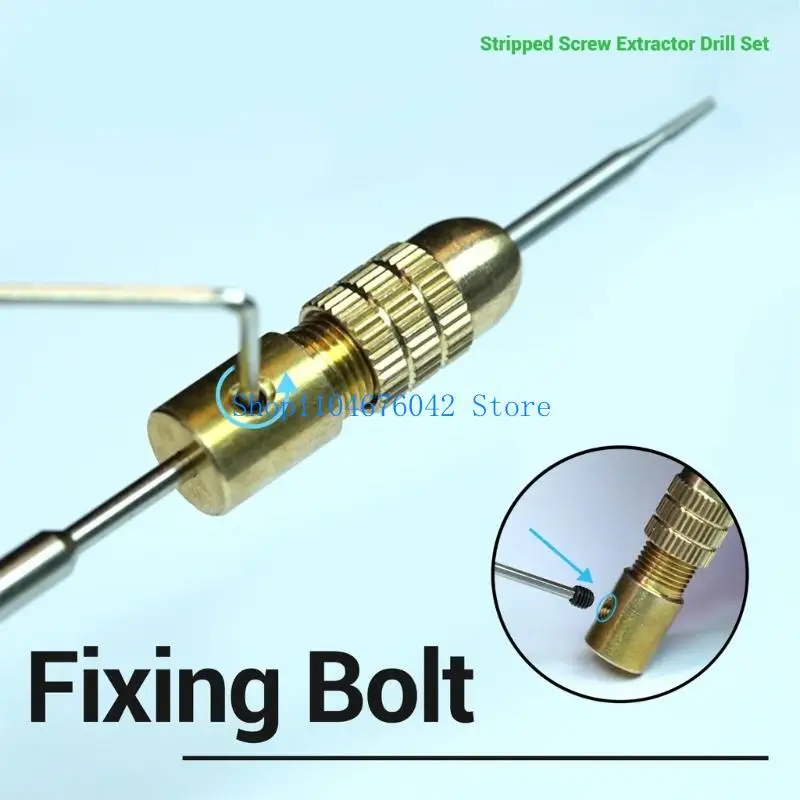 5asd Heavy Duty Carbides Screw Extractors With Double Drill Bit Electronics Repair Tool For Easy Extraction
