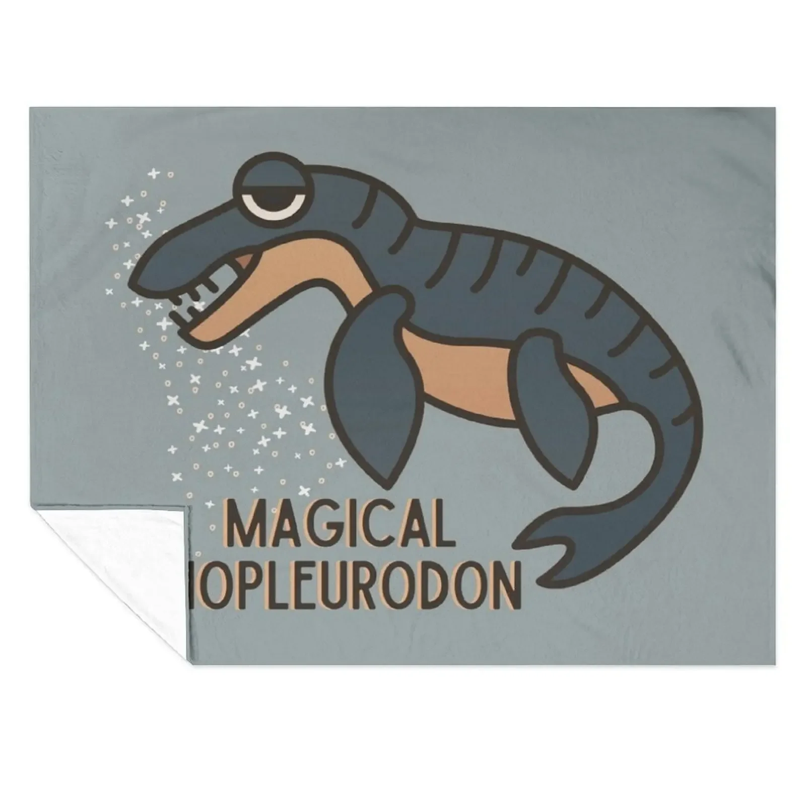 

Magical Liopleurodon // Charlie The Unicorn Throw Blanket Tourist blankets and throws Camping Luxury Designer Blankets