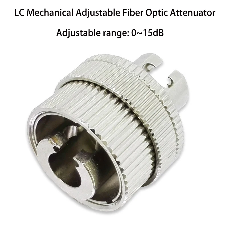 Attenuatore ottico meccanico variabile, 1-30 dB regolabile, 1310/1550 nm con adattatore flangiato FC/SC/LC/ST/SMAConnector Miglior prezzo