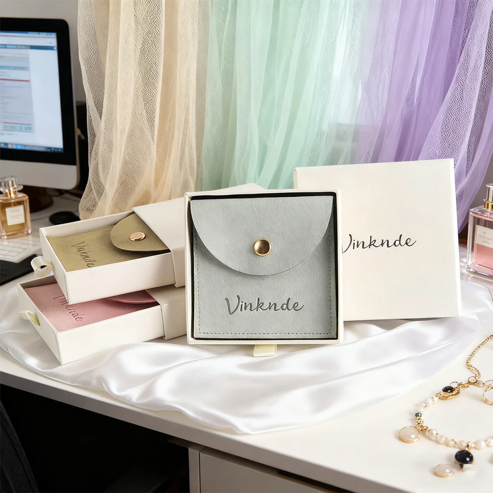 

Персонализированный ящик, раздвижной ящик для упаковки ювелирных изделий, браслет, ожерелье, кольцо, серьги, подарочная бумага, шкатулка для драгоценностей, сумка из микрофибры