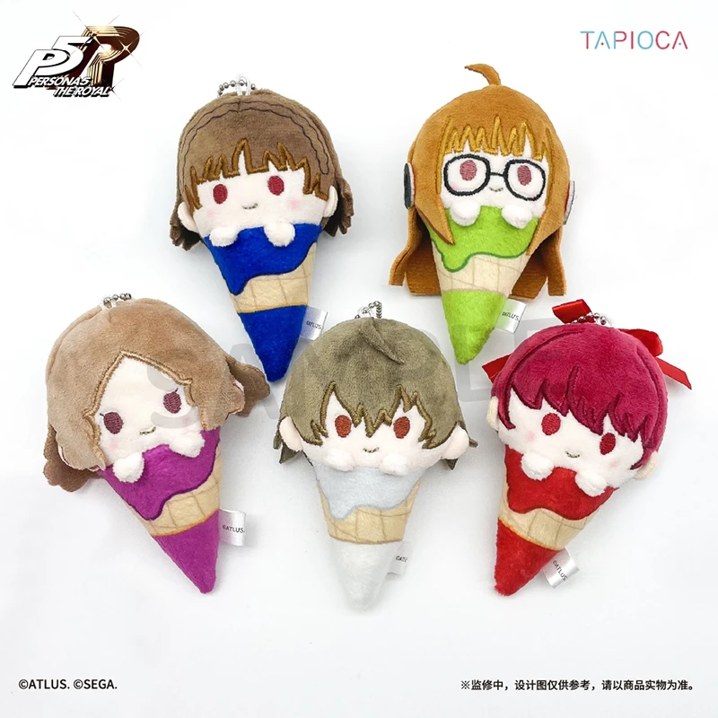 Action Palm-sized Ice Cream Doll Blind Boxes COS Game Persona Akechi Goro Amamiya Ren Yoshizawa Kasumi Cute Pendants Kids Gifts