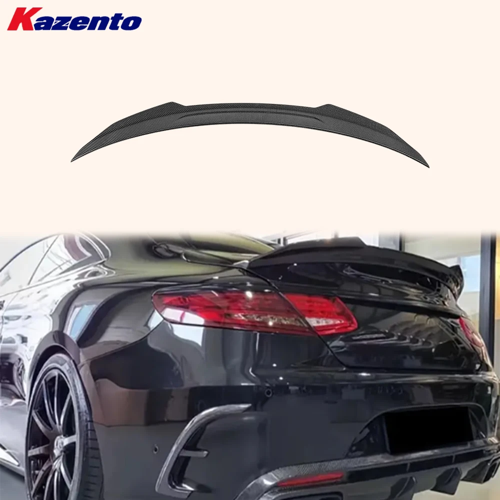 

Для Mercedes-Benz S-класса W217 Coupe 2015-2020: карбоновый задний спойлер-лип в стиле V