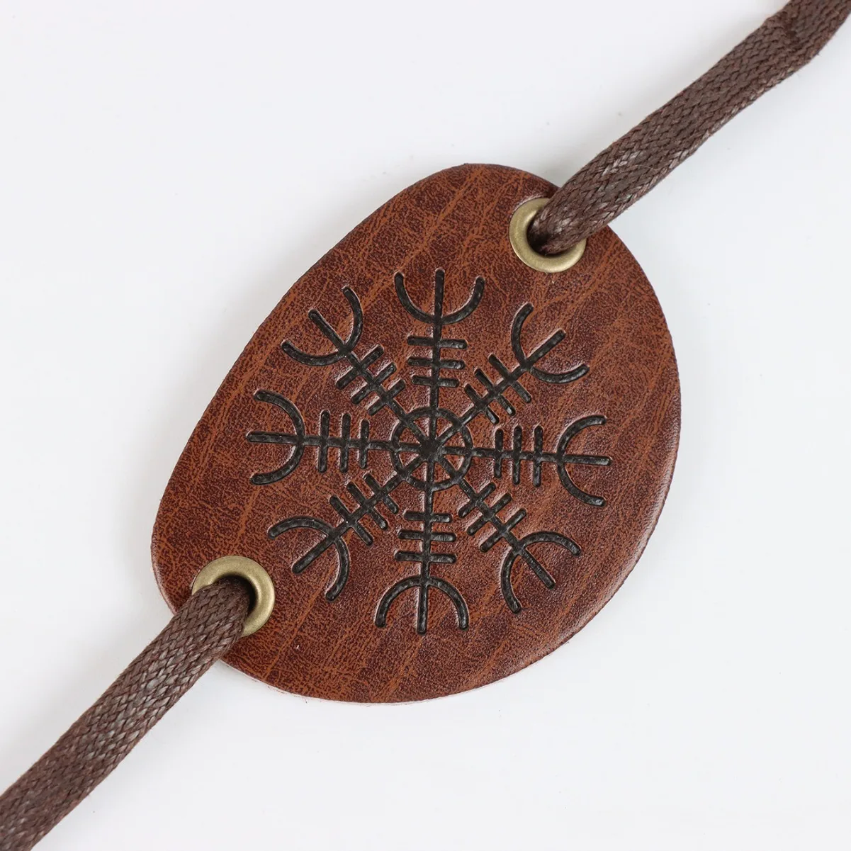 Adjustable Leather Pirate Eye Mask Gothic Cosplay Halloween Prop Accessory