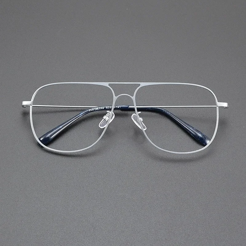 

Japanese Retro Pilot Glasses Frames Male Prescription Female Large Titanium Myopia Eyeglasses for Reading Lightweight Marcos De