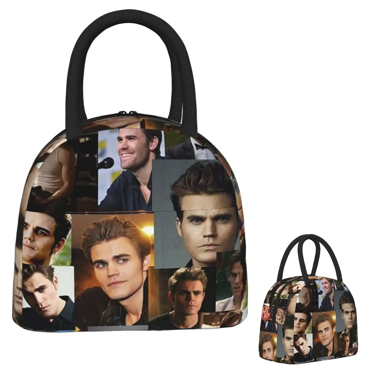 

Paul Wesley Insulated Lunch Bag for Women Children Leakproof Food Boxes Thermal Lunch Box Tote