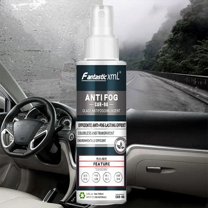 1PCS 100ML Car Windshield Windows Clear Anti-fog Agent Waterproof Rainproof Anit-fog spray Bathroom Cleaner Car Cleaning