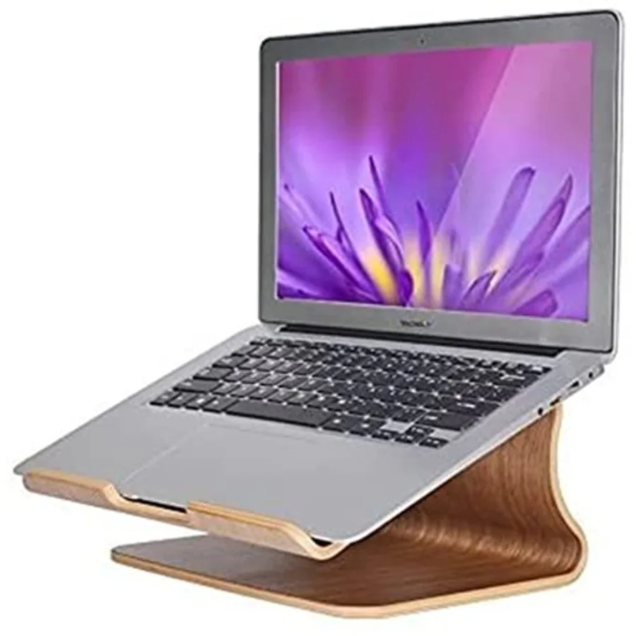 

Laptop Stand Wood Wooden Cooling Computer Holder Notebooks Desktop Mount for MacBook Air Pro 13 15 iPad Pro 12.9 Dell XPS Surfa