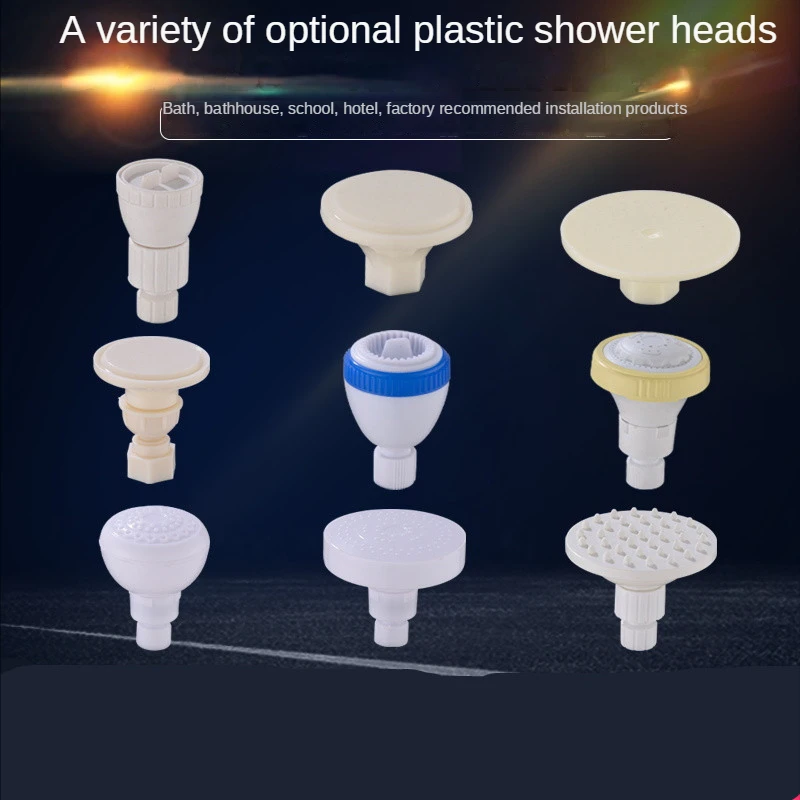 

Пластиковая насадка для душа в общежитии, водосберегающая насадка для душа, верхний спрей под давлением, аксессуары для ванной комнаты для дома, отеля