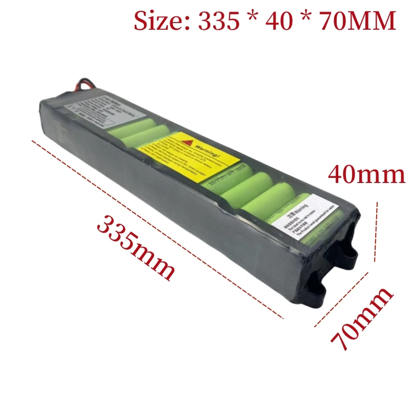 Imagem -02 - Pacote de Bateria Elétrica para Scooter Longo Alcance Proteção Bms Integrada Xiaomi M365 7800mah 36v