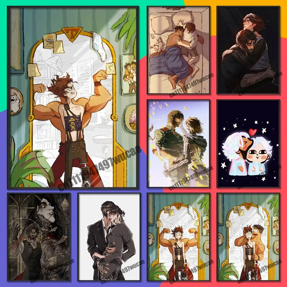 For J-Jayce V-Viktor Jayvik Poster Cover Sticker Paper Home Decoration Custom Self-adhesive Souvenirs Playbill
