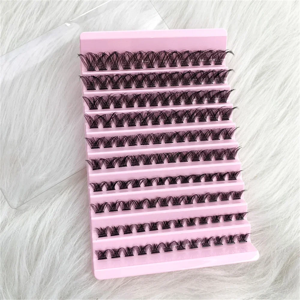 Eyelashes Extension Cluster Lashes Individual Full Volume Lashes Natural Look 8-16MM DIY False Lashes Mink D Curl