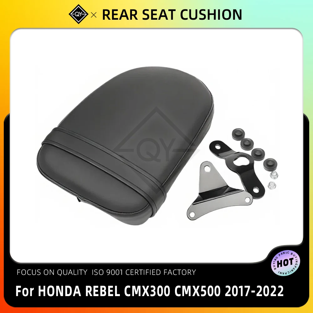 

Черная подушка заднего сиденья мотоцикла, удобная подушка для пассажира, подходит для Honda Rebel CMX 300 500 CMX300 CMX500 2017-2022 2021 2020