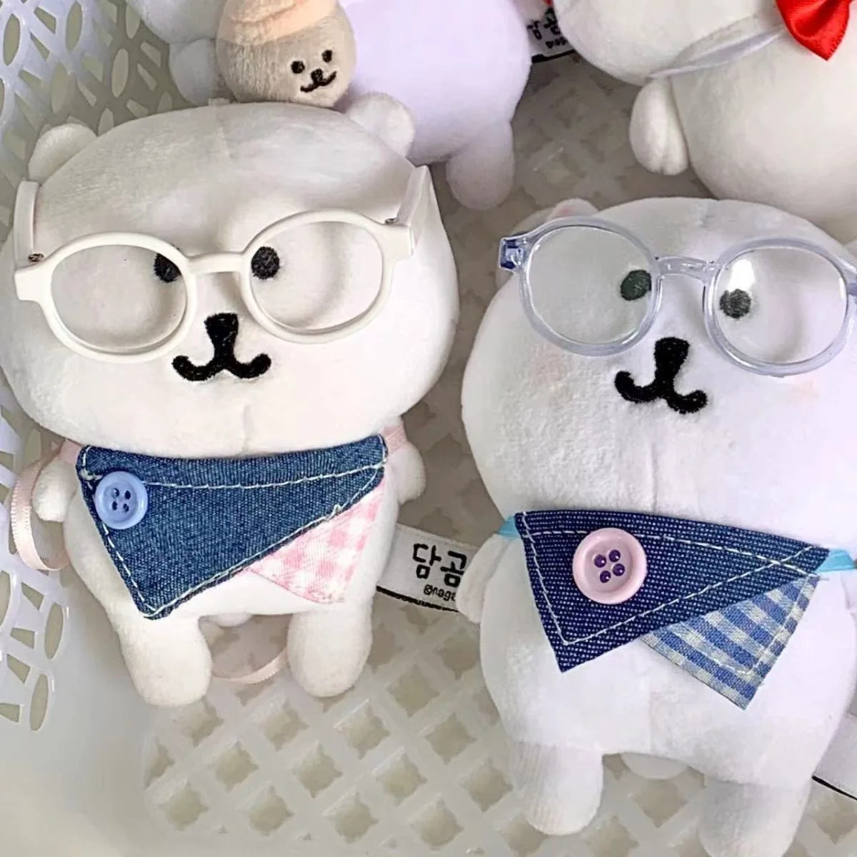 【4.0アクセサリー】ラビュブ4.0用 スプライスカウボーイビブメガネセット ビニール人形用のかわいいアクセサリー チイカワコットン人形にも適しています。
