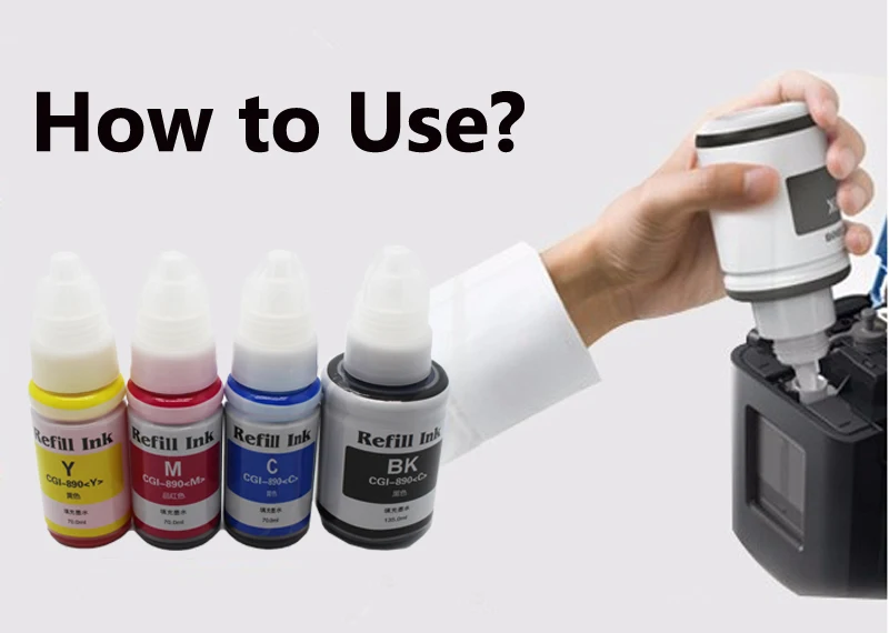 BR-C890 حبر إعادة التعبئة لكانون GI-490 GI-590 GI-790 GI-890 GI 490 790 890 Pixma G1000 G1100 G1400 G2400 G3400 G2000 Multipack #4
