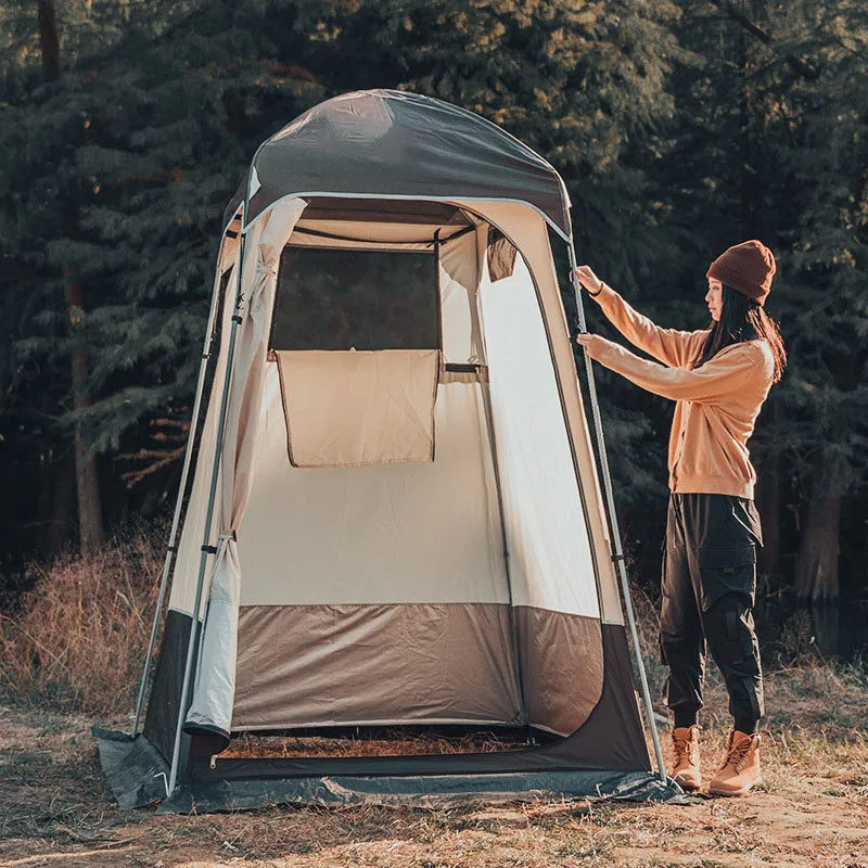 

Portable Pop up Shower Privacy Spacious Dressing Changing Room Design Portable Camping Toilet Tent