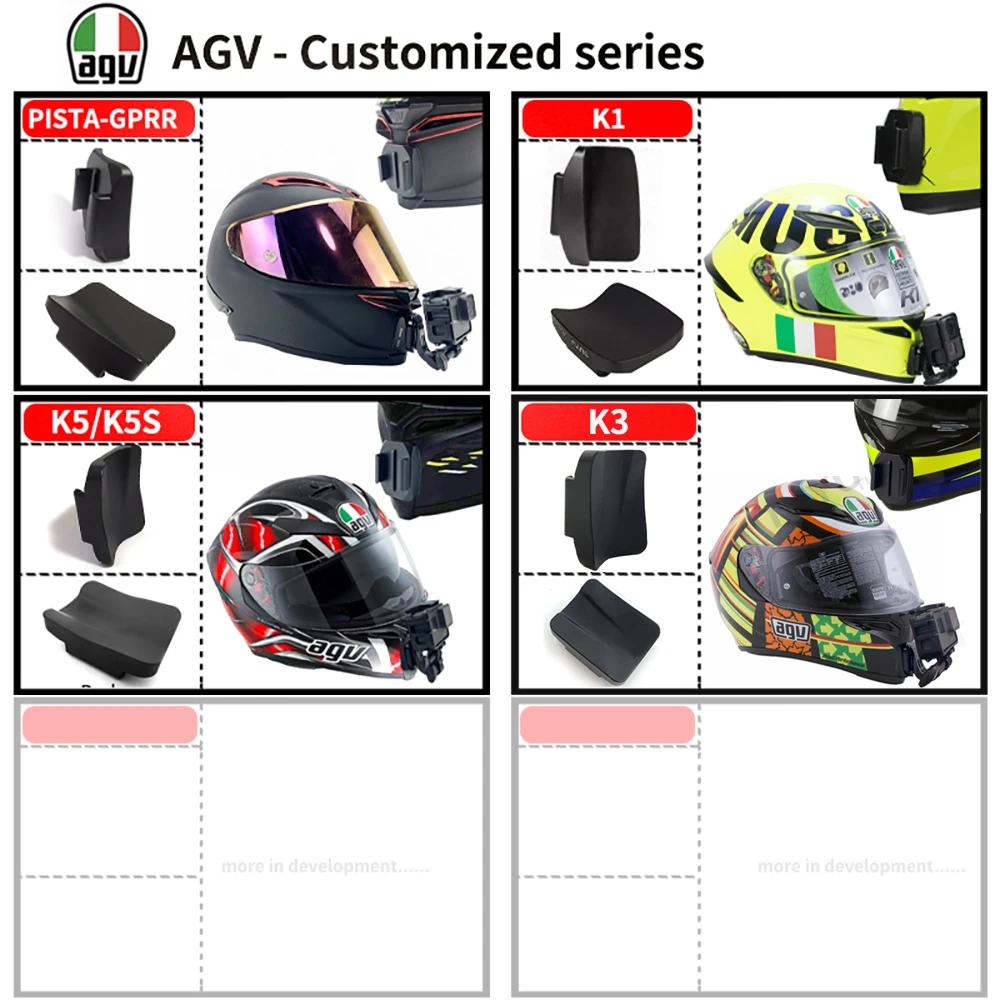 TUYU custom made Upgrade Motorcycle Helmet Chin Strap Mount for GoPro Insta360DJI for SHOEI AGV ARAI HJC KLIM Helmet Accessories