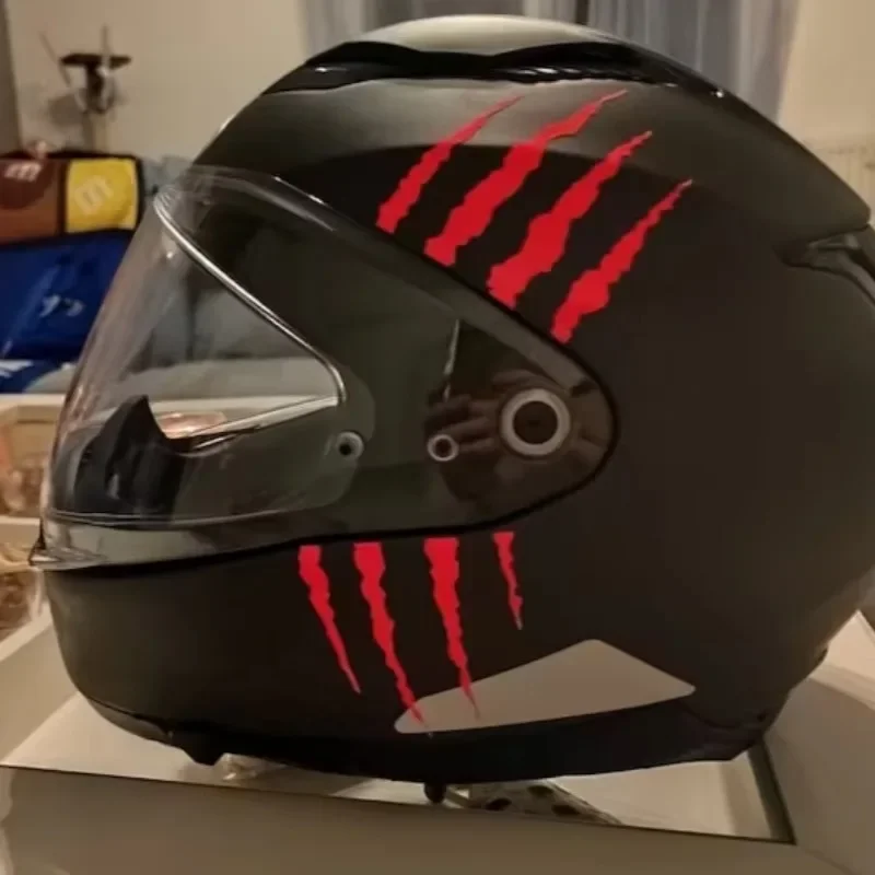 1PC Monster Claw Scratch Motorcycle Stickers Waterproof for Motorbike Helmet Fuel Tank Electric Scooter Vinyl Decals Decoration