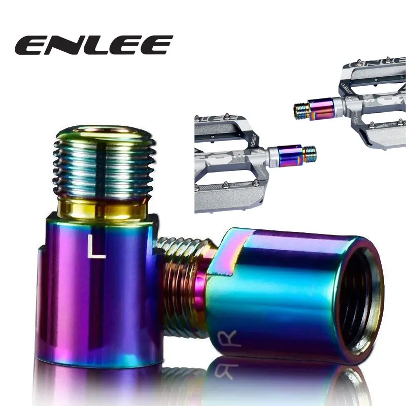 

ENLEE Mountain Bike Pedal Extender Extends The Pedal Axis By 20mm Extender Accessories Chromium Molybdenum Steel Bearings