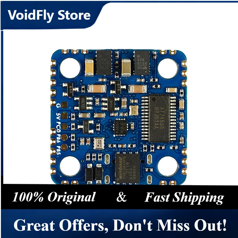 VoidFly MATEK MATEKSYS Flight Controller F405-miniTE 2-6S LiPo Ultra-Lightweight 1MB Flash DJI Air Unit PnP for FPV Drone DJI OS