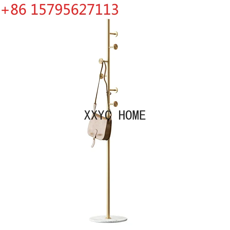 

Clothes Rack Floor Bedroom And Household Simple Single Rod Coat Rack Simple Modern Clothes Storage Bag Hanging Rack