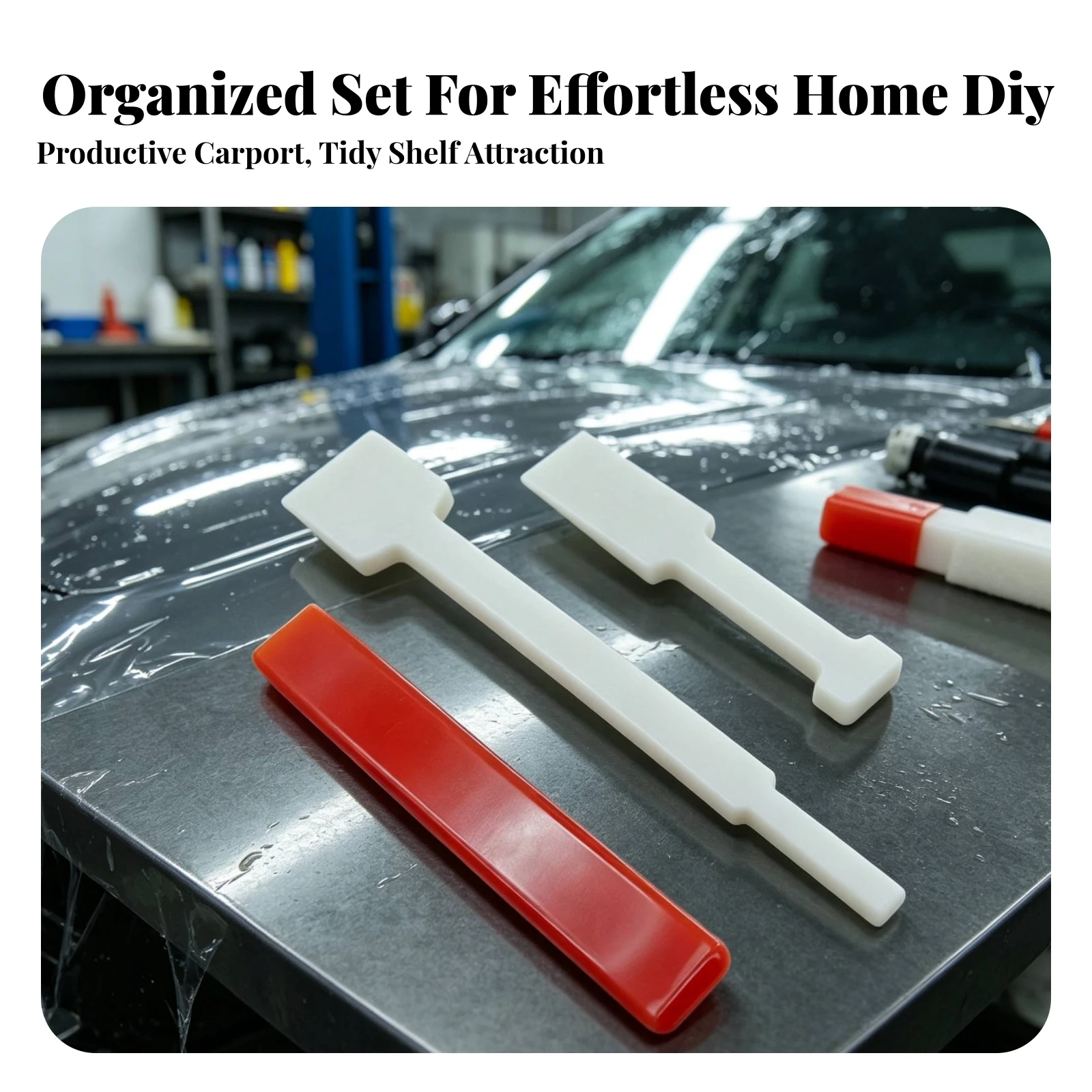3 Pieces Dimple Repair Pry Board Tapered Car Dimple Wedge Trim Removal Wedge Low-Profile Tool Rigid for Mechanics