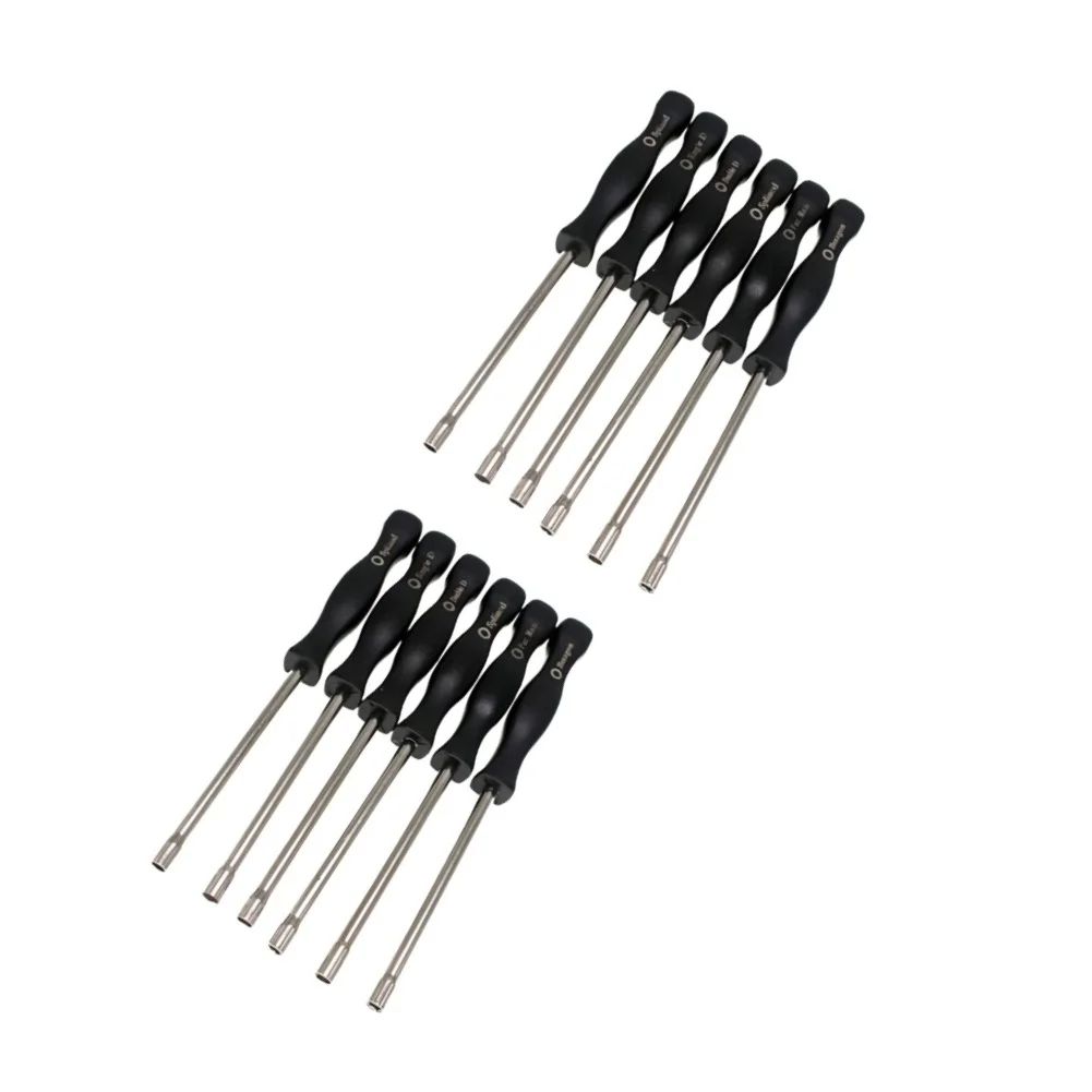 6-Piece Carburetor Adjustment Tool Kit for Lawn Mowers with 16.5 cm Length Screwdrivers and Reliable Metal Build