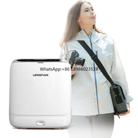 Home Healthcare Portable Oxygen Machine Adjustable 1-5 Levels Caring for Elderly Health