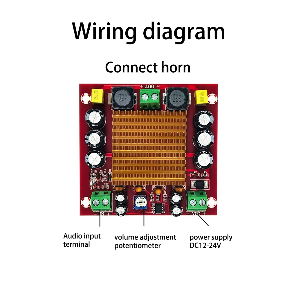 Power Amplifier Board Replacement Adjustable Amp Module Audio Equipment